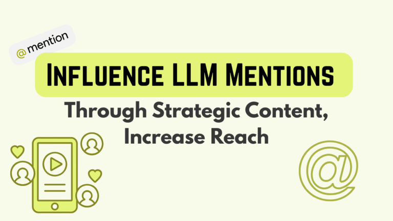 Influence LLM Mentions