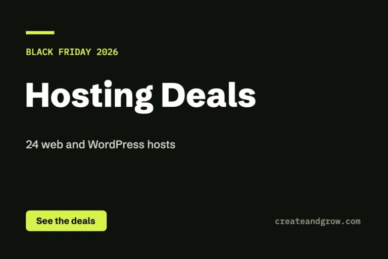 Black Friday Hosting Deals 2026